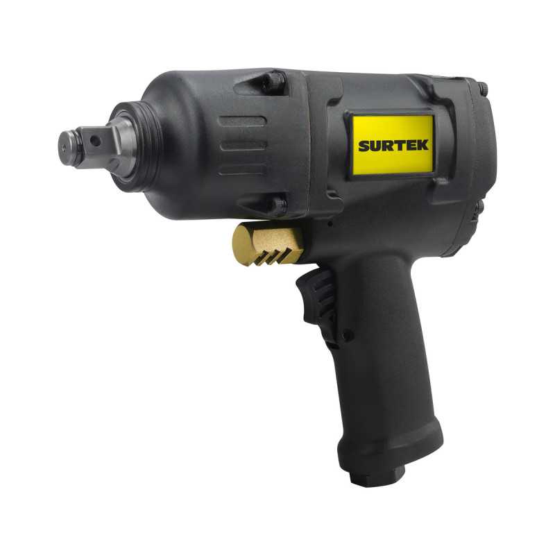 Pistola de impacto neumática cuadro de 3/4" 800 Ft-lb sistema twin hammer Surtek Pistola de impacto neumática cuadro de 3/4" 800 Ft-lb sistema twin hammer Surtek