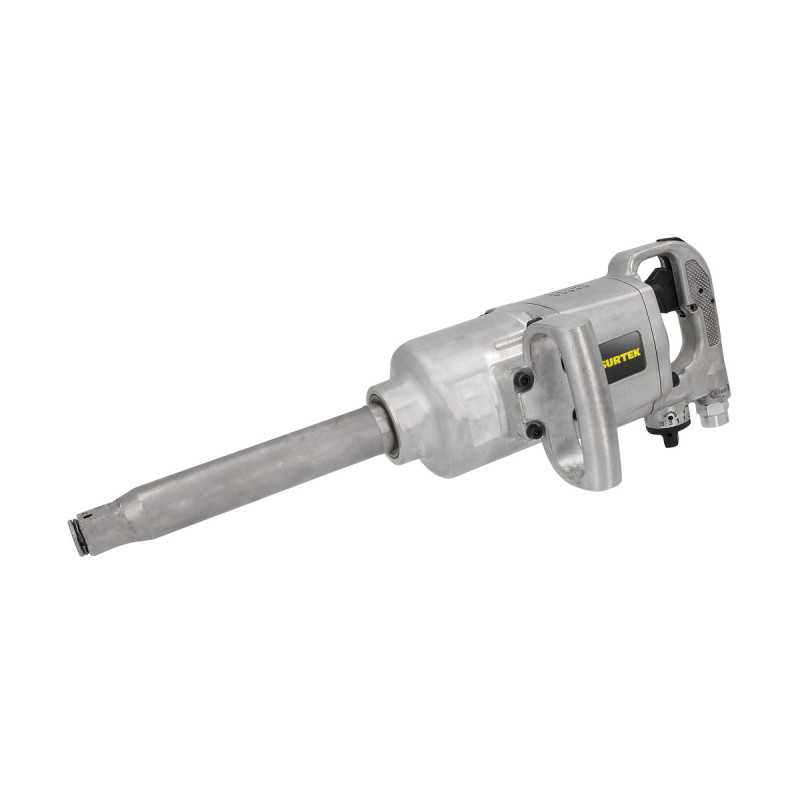Pistola de impacto neumática cuadro de 1" 1,920 Ft-lb con extensión 9" sistema twin hammer Surtek Pistola de impacto neumática cuadro de 1" 1,920 Ft-lb con extensión 9" sistema twin hammer Surtek