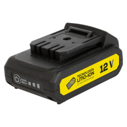 Taladro/atornillador 3/8" batería de Li-ion 12 V 28 Nm Surtek