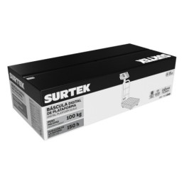 Báscula digital de plataforma 100 Kg Surtek