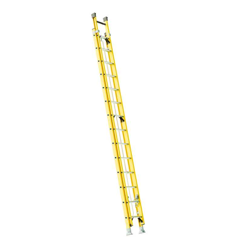 Escalera de extensión tipo II de fibra de vidrio con 28 peldaños Surtek Escalera de extensión tipo II de fibra de vidrio con 28 peldaños Surtek