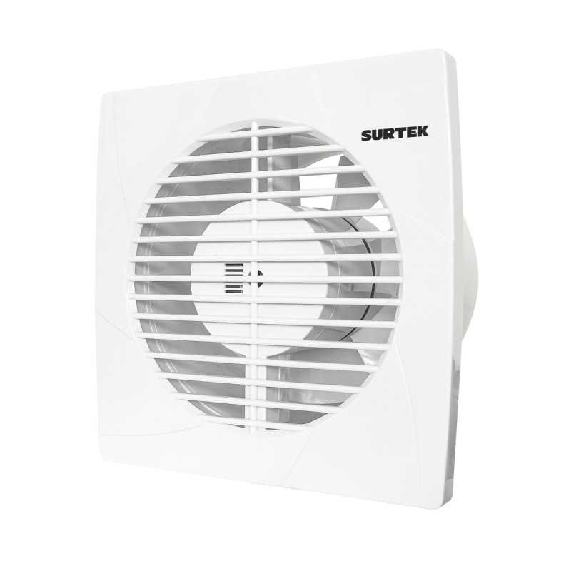 Extractor de aire domestico 6", 2.7m2 de alcance, 27 w, 173 m3/h, 40dB Surtek Extractor de aire domestico 6", 2.7m2 de alcance, 27 w, 173 m3/h, 40dB Surtek