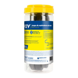 GAN04 Gancho de ojo con seguro 1-1/4" Surtek