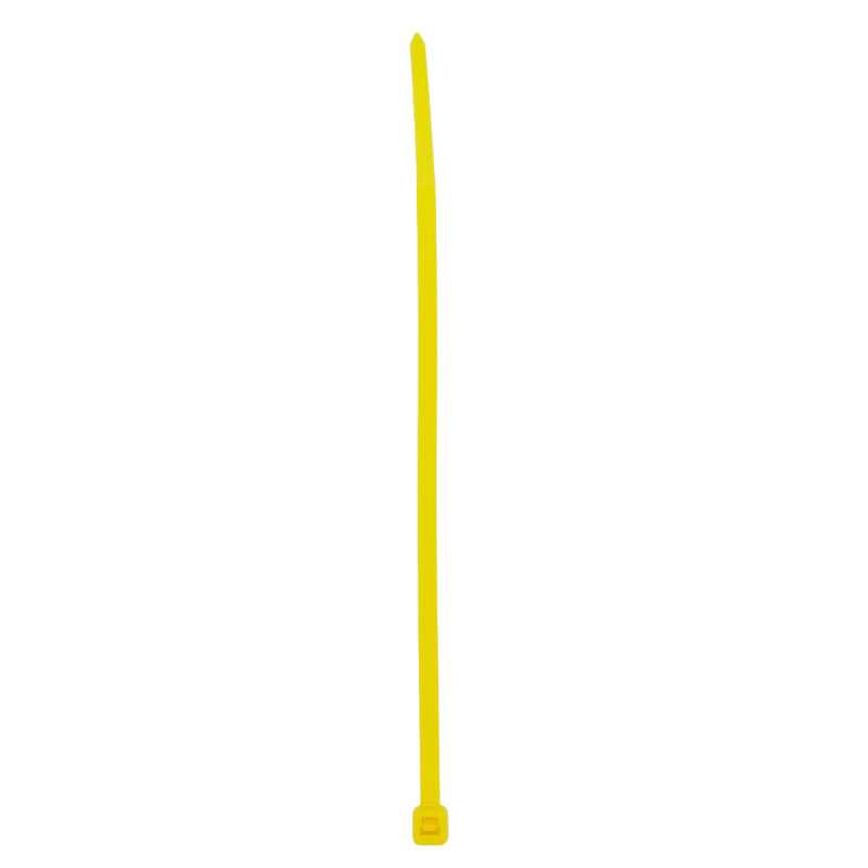 Cinchos plásticos 300 x 4.6 mm, tensión 22 kg de 50 piezas, color amarillo Surtek Cinchos plásticos 300 x 4.6 mm, tensión 22 kg de 50 piezas, color amarillo Surtek