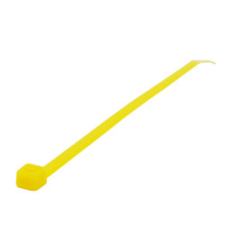 Cinchos plásticos 300 x 4.6 mm, tensión 22 kg de 50 piezas, color amarillo Surtek