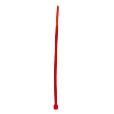 Cinchos plásticos 300 x 4.6 mm, tensión 22 kg de 50 piezas, color rojo Surtek
