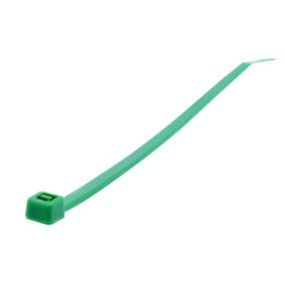 Cinchos plásticos 300 x 4.6 mm, tensión 22 kg de 50 piezas, color verde Surtek