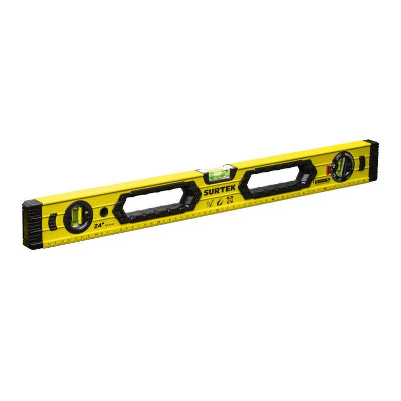 Nivel magnético anti-impacto de aluminio 24" Surtek Nivel magnético anti-impacto de aluminio 24" Surtek