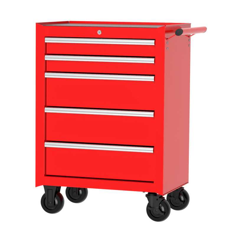 Gabinete móvil 8 gavetas color rojo serie P 27" Urrea Gabinete móvil 8 gavetas color rojo serie P 27" Urrea