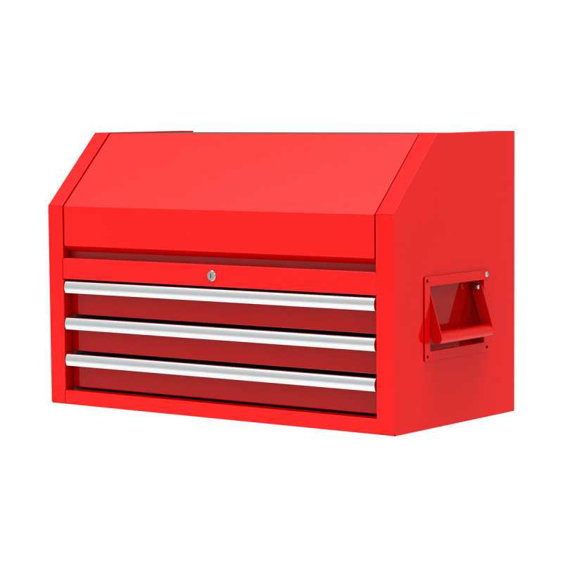 Gabinete superior 3 gavetas color rojo serie P 36" Urrea Gabinete superior 3 gavetas color rojo serie P 36" Urrea