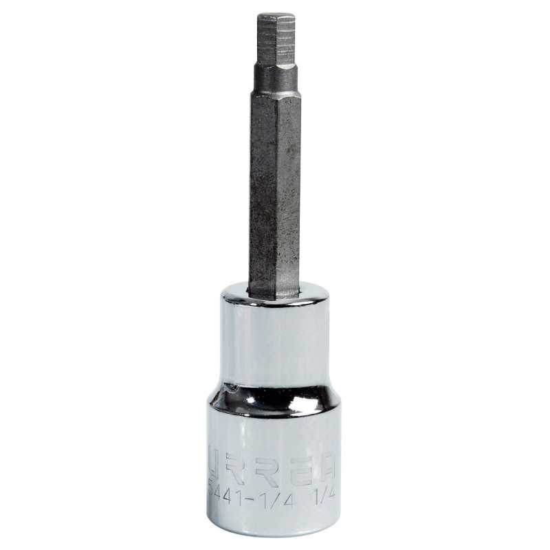 Dado con punta hexagonal cuadro de 1/2", en pulgadas, 1/4" Urrea Dado con punta hexagonal cuadro de 1/2", en pulgadas, 1/4" Urrea