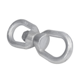GAN03 Gancho de ojo con seguro 1-1/8" Surtek