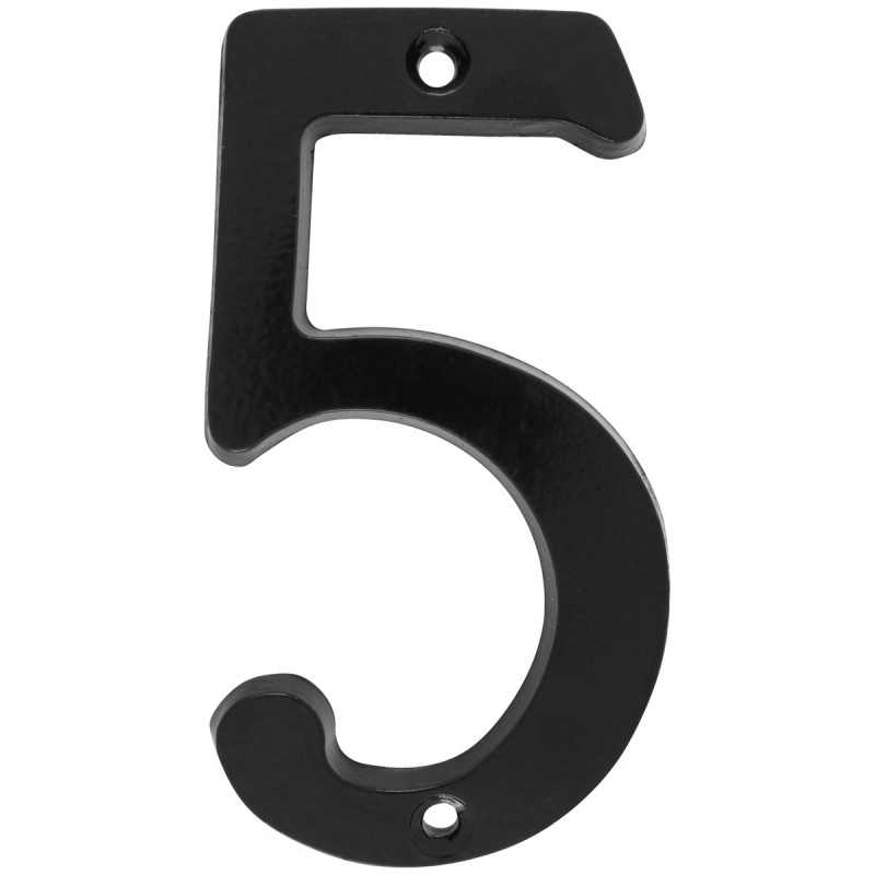 Número 5 slim 4" negro Lock Número 5 slim 4" negro Lock
