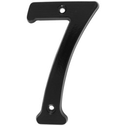 Número 9 slim 4" negro Lock