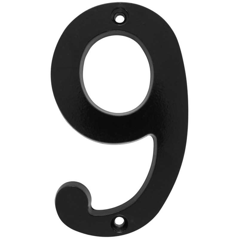 Número 9 slim 4" negro Lock Número 9 slim 4" negro Lock