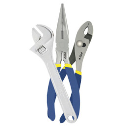 979 Pinza para electricista con mango rubber grip de 9" corte lateral nariz cuadrada Surtek