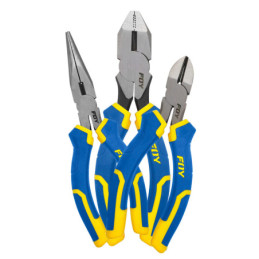 239G Pinza para electricista con mango rubber grip de 11" extra larga recta Urrea