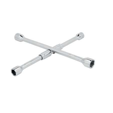 LLC14P Llave de cruz cromada plegable 14" Surtek