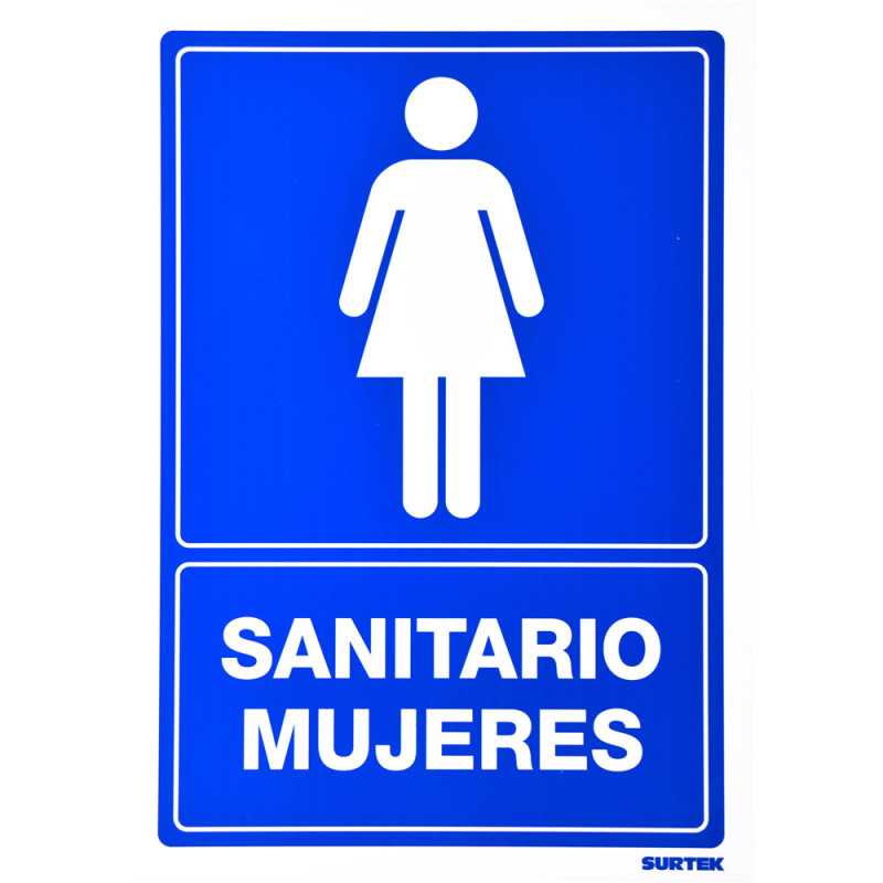 SES16 Señal "Sanitario mujeres" Surtek