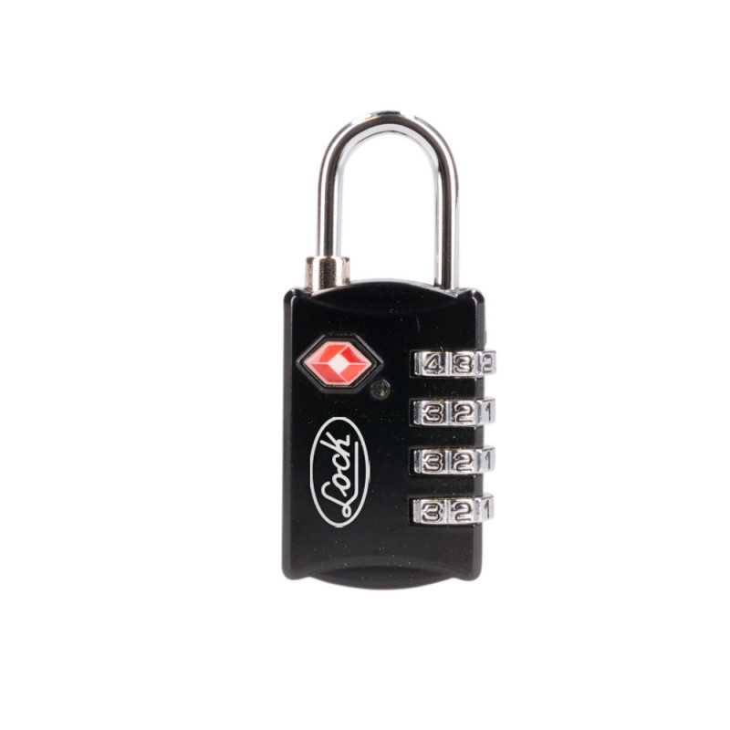 54CA Candado de combinación programable TSA para maleta negro 30 mm Lock