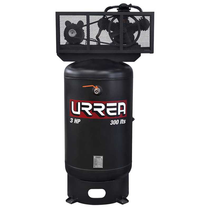 COMP9303 Compresor de aire eléctrico de banda vertical 300 Lt 3 HP 127 V - 220 V Urrea COMP9303 Compresor de aire eléctrico de banda vertical 300 Lt 3 HP 127 V - 220 V Urrea
