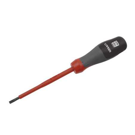 9715T Destornillador con mango trimaterial 1000 V punta plana 7/32" x 5" Urrea