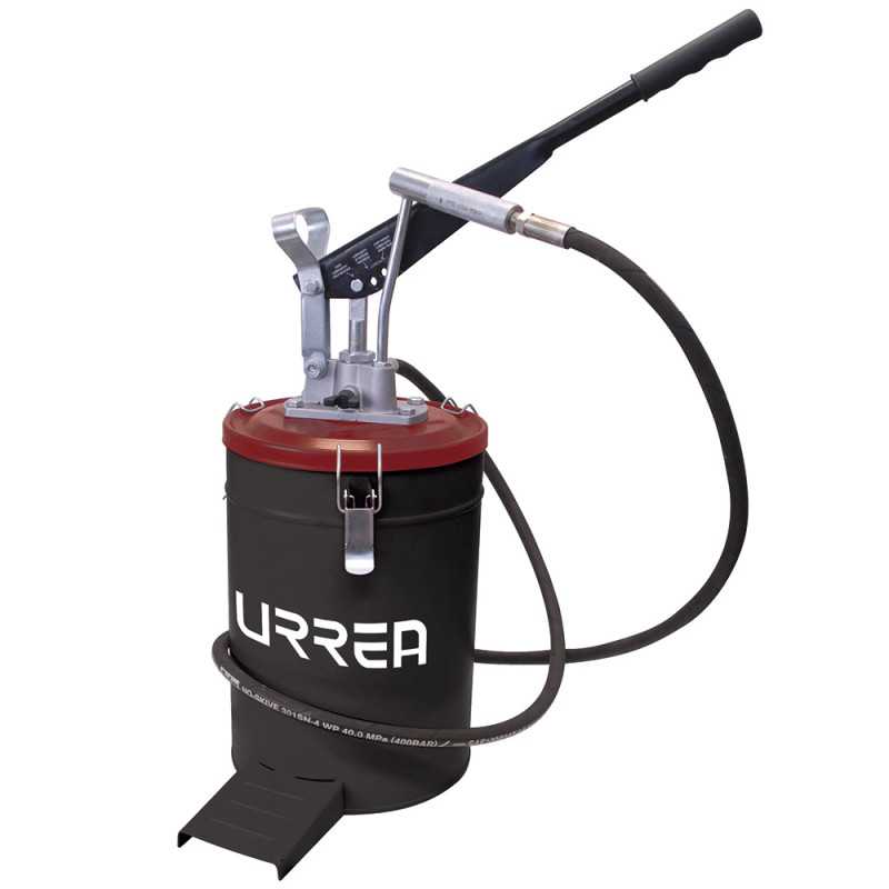 23621 Inyector de grasa con cubeta de presión variable de 10 kg 4000 PSI Urrea