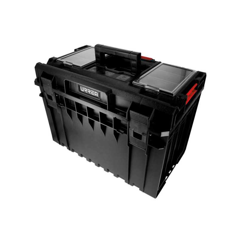 CPM16 Caja portaherramientas plástica modular con compartimentos 23" x 15" x 16" Urrea
