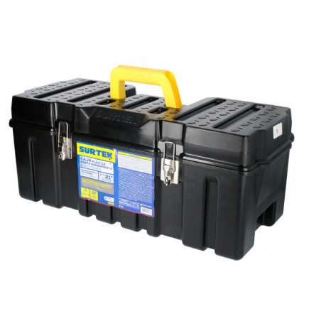 CPS26 Caja portaherramientas plástica con broches metálicos 26" x 10" x 10" Surtek