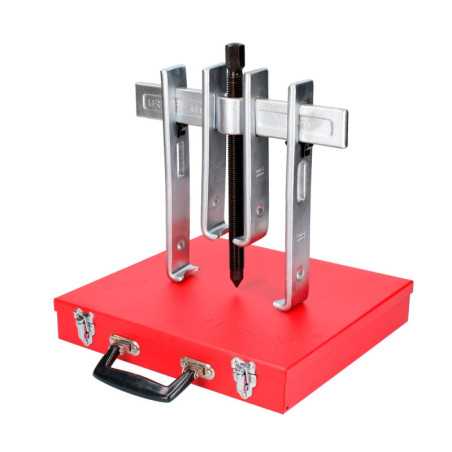 4232SJB Extractor quijada recta tipo A 10 ton 9 piezas en caja metálica Urrea
