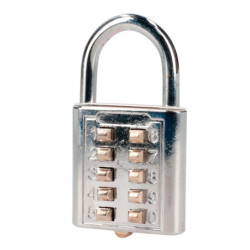 L580DCB Cerradura de barra fija función derecha cromo brillante llave tetra en caja Lock