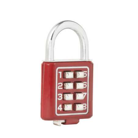 C27R40 Candado de combinación rojo 40 mm Lock