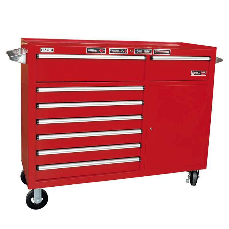 M56M8 Gabinete móvil 8 gavetas 56" serie M Urrea M56M8 Gabinete móvil 8 gavetas 56" serie M Urrea
