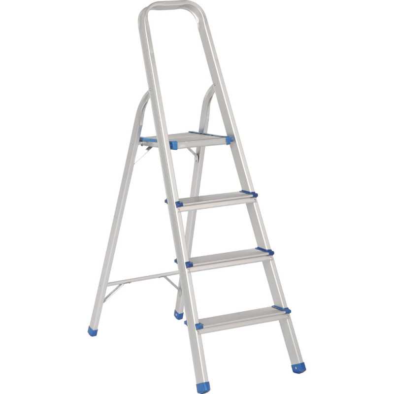 ETTA4 Escalera plegables tipo taburete de aluminio con 4 peldaños Surtek