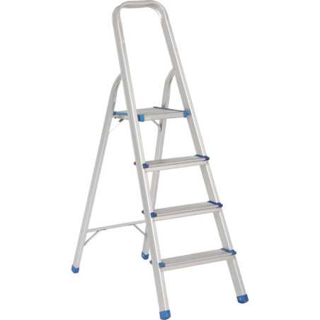 ETTA4 Escalera plegables tipo taburete de aluminio con 4 peldaños Surtek