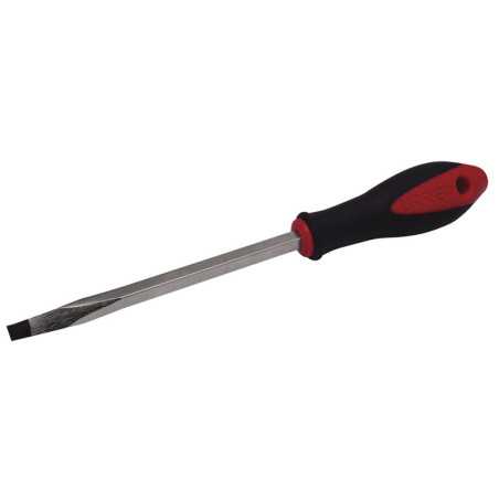 8810 Destornillador con mango bimaterial punta plana barra cuadrada 3/8" x 10" Urrea