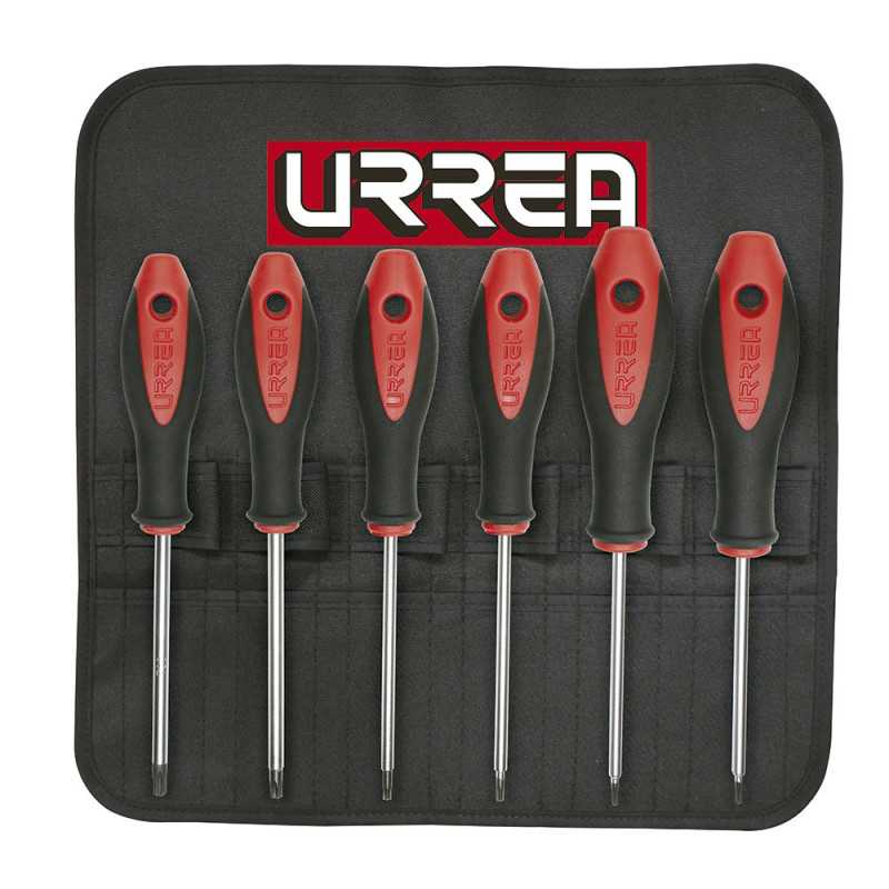 83W Juego de destornilladores con mango bimaterial punta torx 6 piezas Urrea