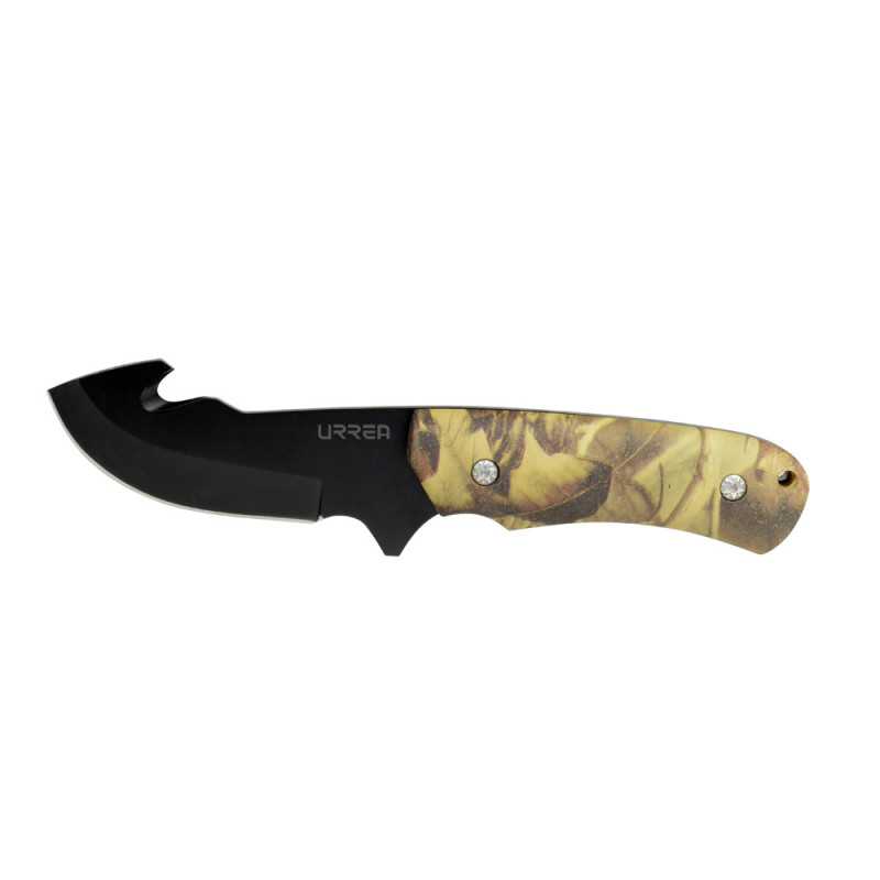 685 Cuchillo de acero inoxidable con mango de plástico de 8-5/16" para campamento Urrea