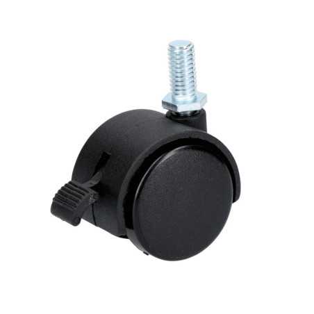 RY5RB Rodaja tipo yoyo de espiga con rosca y freno 50 mm Surtek