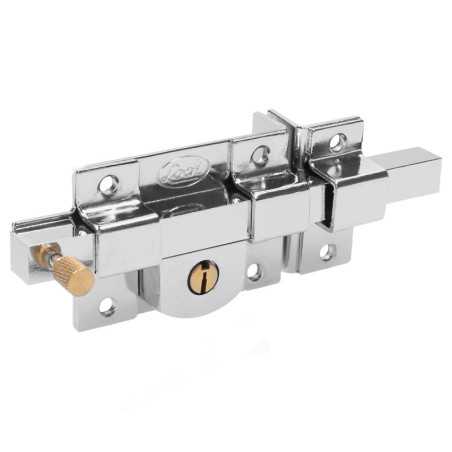 L570ICB Cerradura de barra libre función izquierda cromo brillante llave estándar en caja Lock