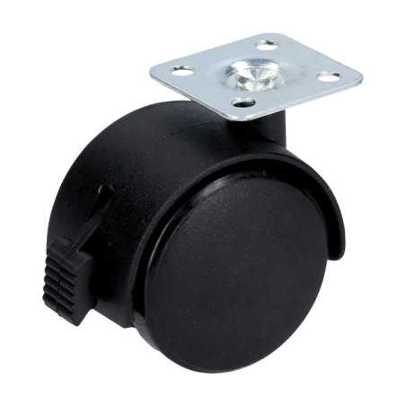 RY5B Rodaja tipo yoyo con placa con freno 50 mm Surtek