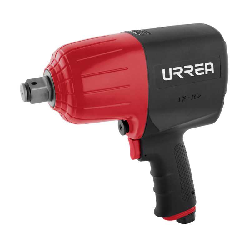 UPX893 Pistola de impacto neumática cuadro de 1" 1400 Ft-lb composite twin hammer Urrea UPX893 Pistola de impacto neumática cuadro de 1" 1400 Ft-lb composite twin hammer Urrea