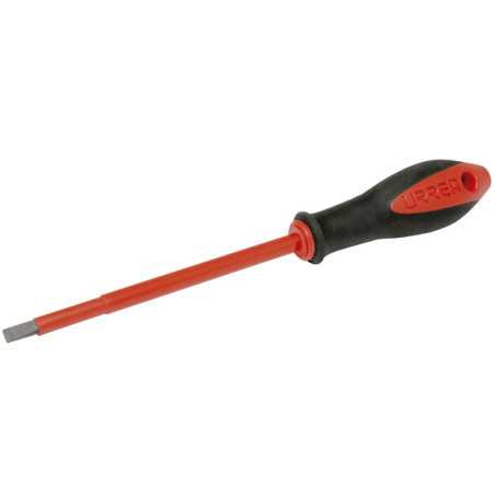 9715B Destornillador con mango bimaterial 1000 V punta plana 7/32" x 5" Urrea