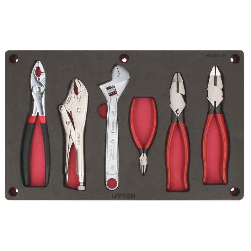 CH281P Juego combinado de herramienta 6 piezas Urrea