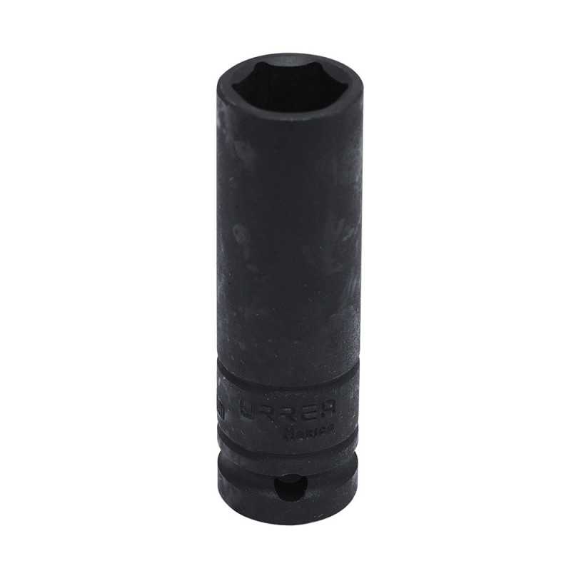 7319MD Dado de impacto largo pared delgada cuadro de 1/2" 6 puntas métrico 19 mm Urrea 7319MD Dado de impacto largo pared delgada cuadro de 1/2" 6 puntas métrico 19 mm Urrea