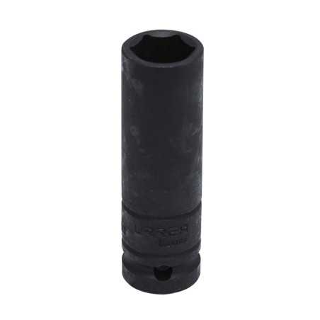 7318MD Dado de impacto largo pared delgada cuadro de 1/2" 6 puntas métrico 18 mm Urrea