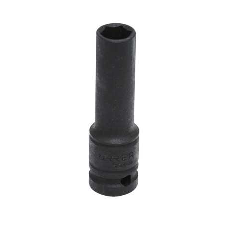 7312HD Dado de impacto largo pared delgada cuadro de 1/2" 6 puntas en pulgadas 3/8" Urrea