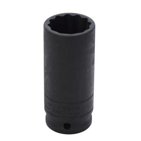 7336 Dado de impacto largo cuadro de 1/2" 12 puntas en pulgadas 1-1/8" Urrea