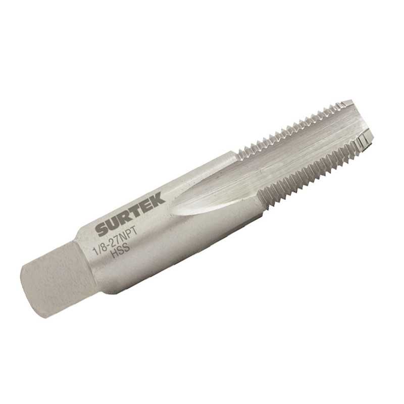 123600 Machuelos de acero de alta velocidad para tubo 1/8-27NPT Surtek