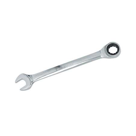 100587 Llave combinada pulido espejo de matraca métrica 12 puntas 17mm Surtek